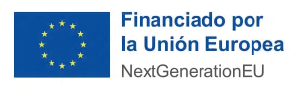 Logotip de finançament del web per part de la Unió Europea